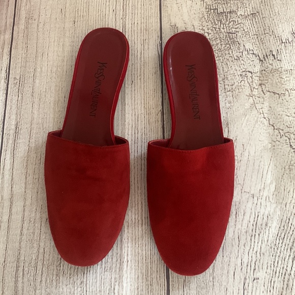 ‼️Flash SALE‼️Yves Saint Laurent Suede flats - Picture 2 of 5
